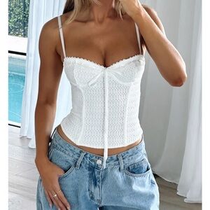 White Fox Boutique Way You Feel Bustier White
